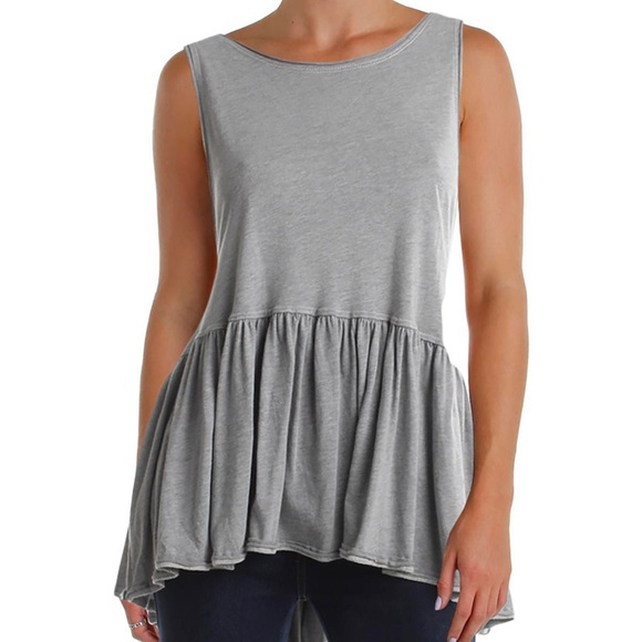 Free People Tops - FREE PEOPLE PEPLUM TANK!